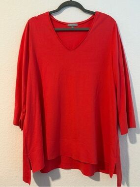 Habitat Cotton V-Neck Flowing Tunic